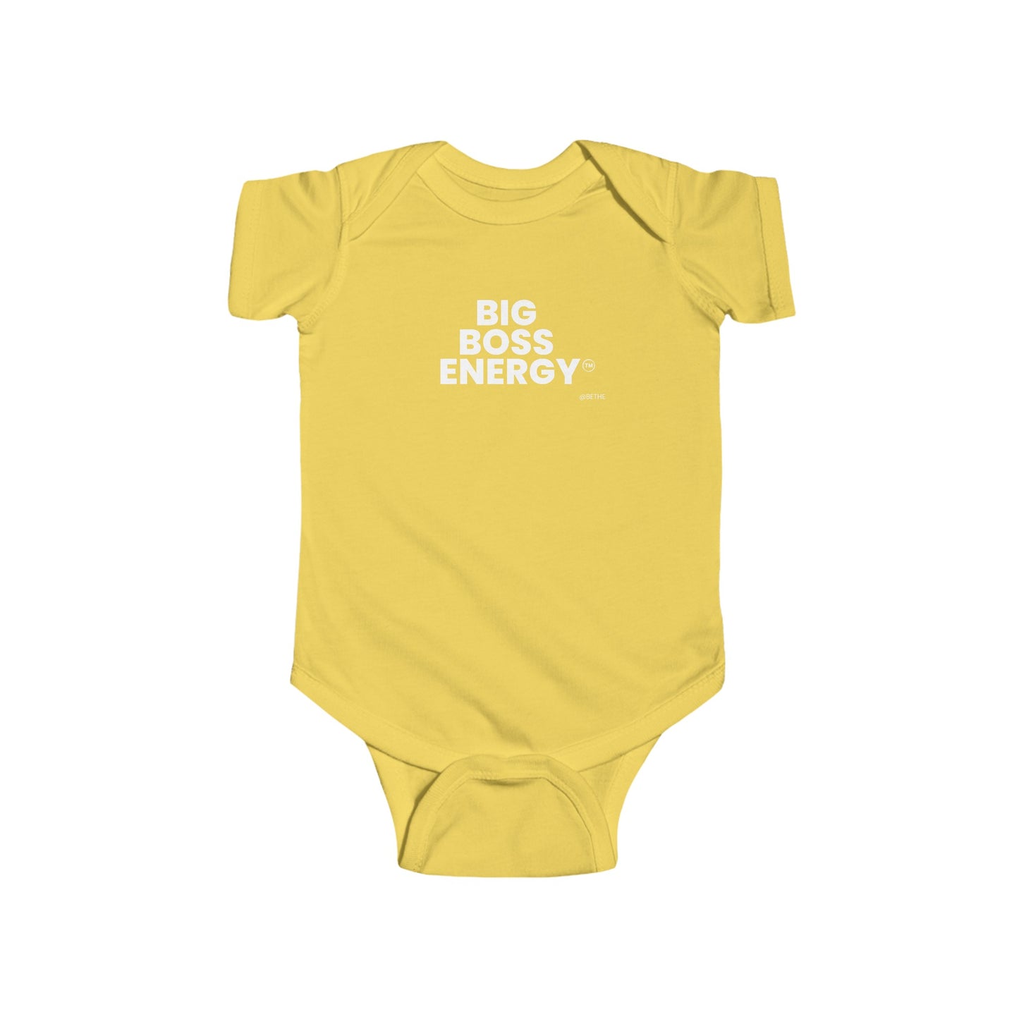 Big Boss Energy Infant Fine Jersey Bodysuit
