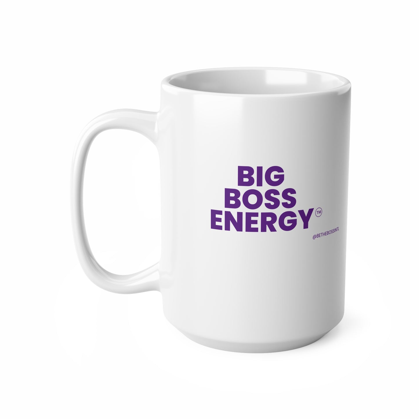 Big Boss Energy Ceramic Coffee Cups, 11oz, 15oz