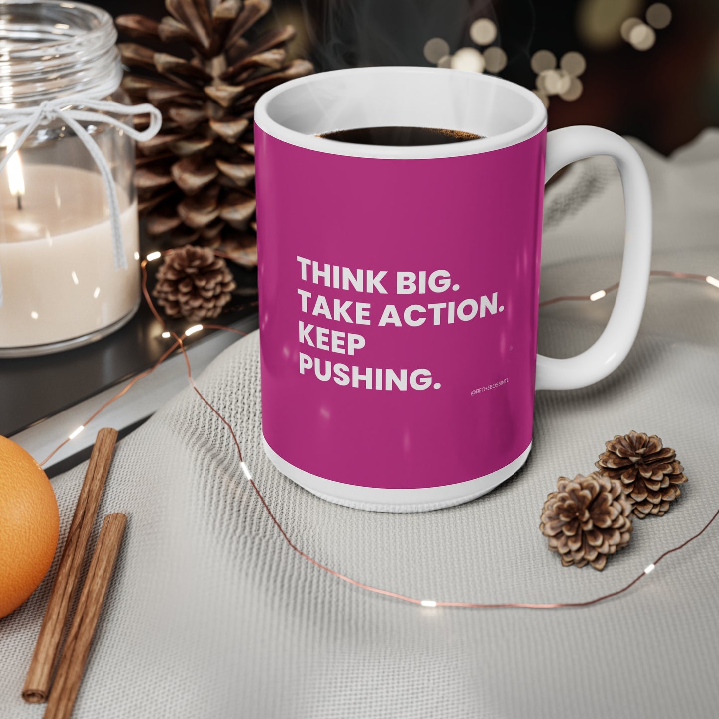 Copy of Think Big Ceramic Coffee Cups, 11oz, 15oz