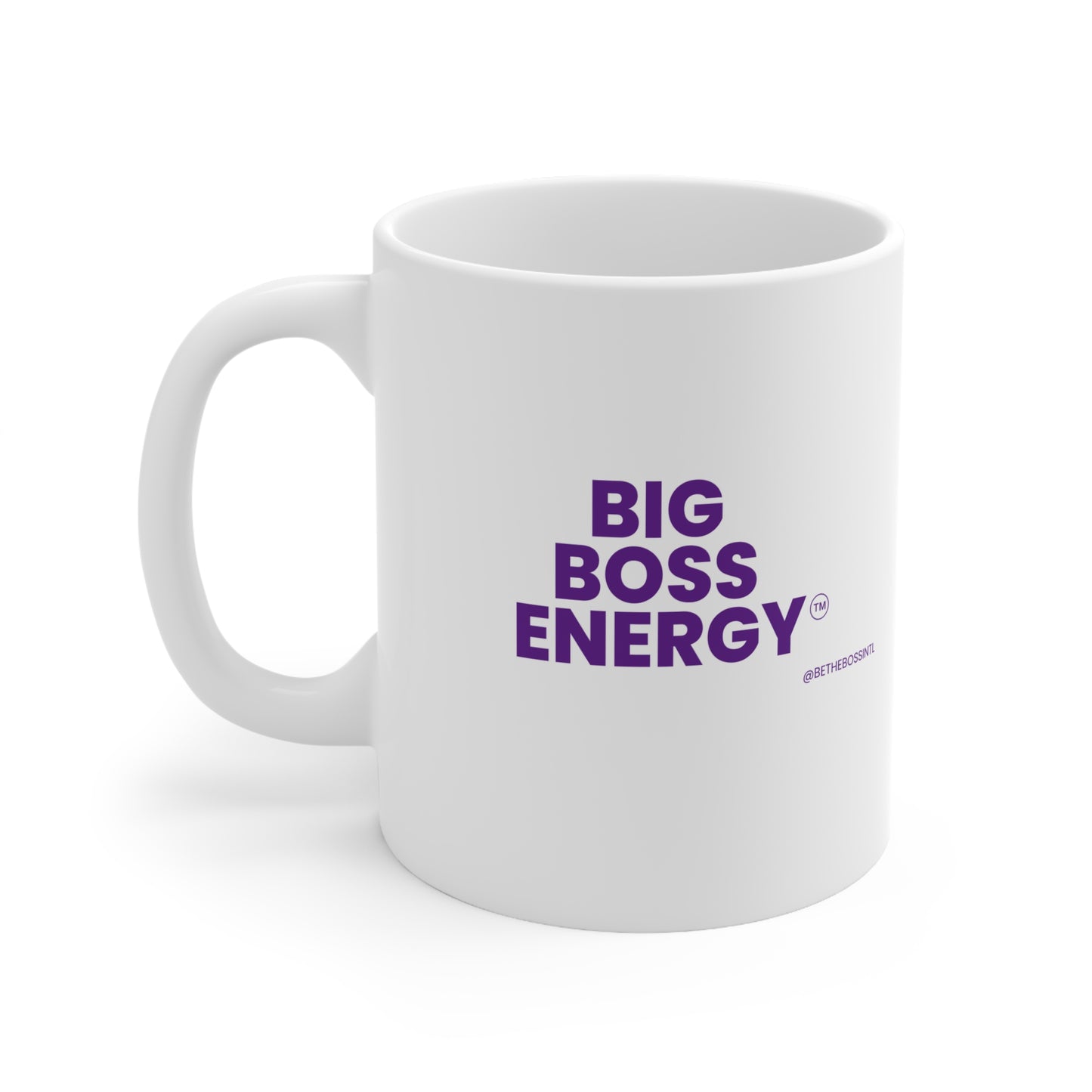 Big Boss Energy Ceramic Coffee Cups, 11oz, 15oz