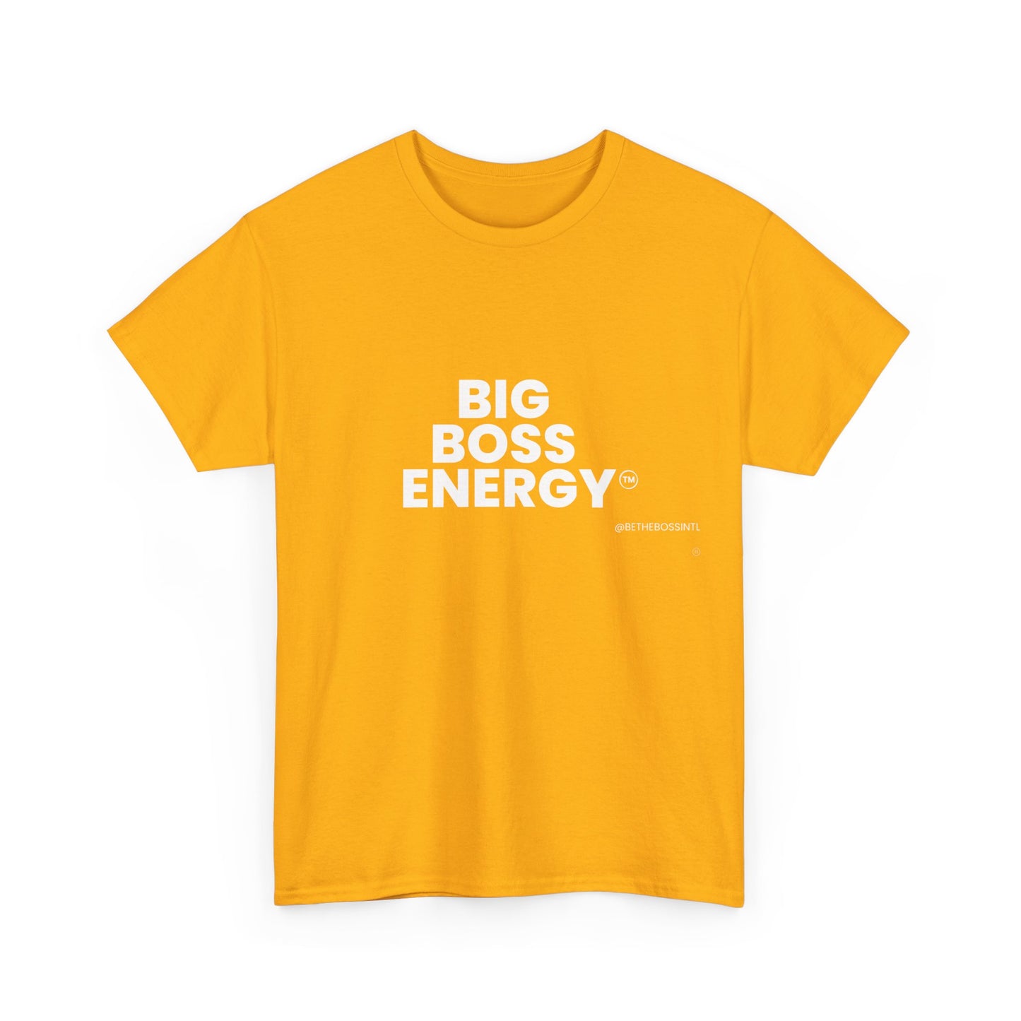 Big Boss Energy Unisex Heavy Cotton Tee
