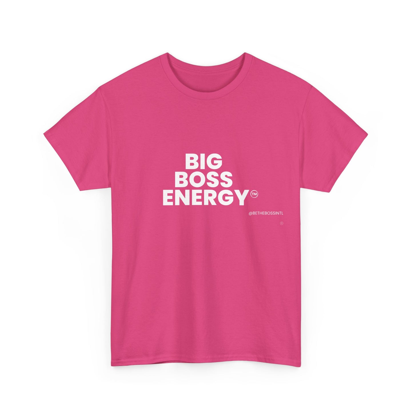 Big Boss Energy Unisex Heavy Cotton Tee