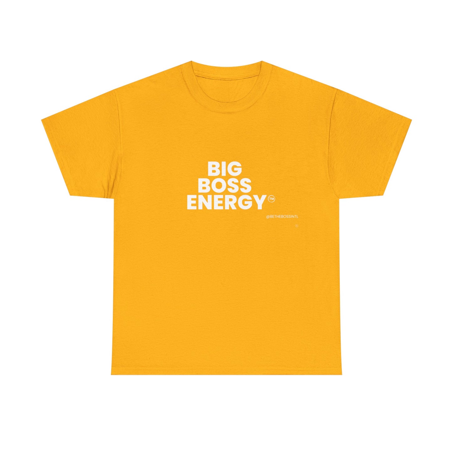 Big Boss Energy Unisex Heavy Cotton Tee
