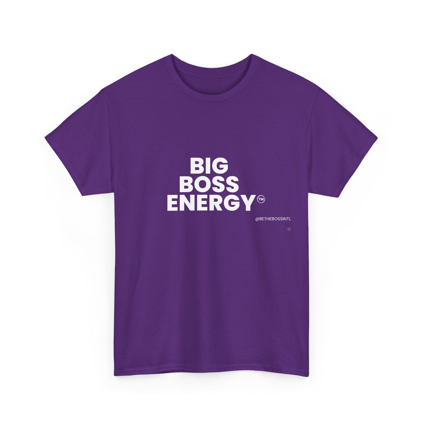 Big Boss Energy Unisex Heavy Cotton Tee