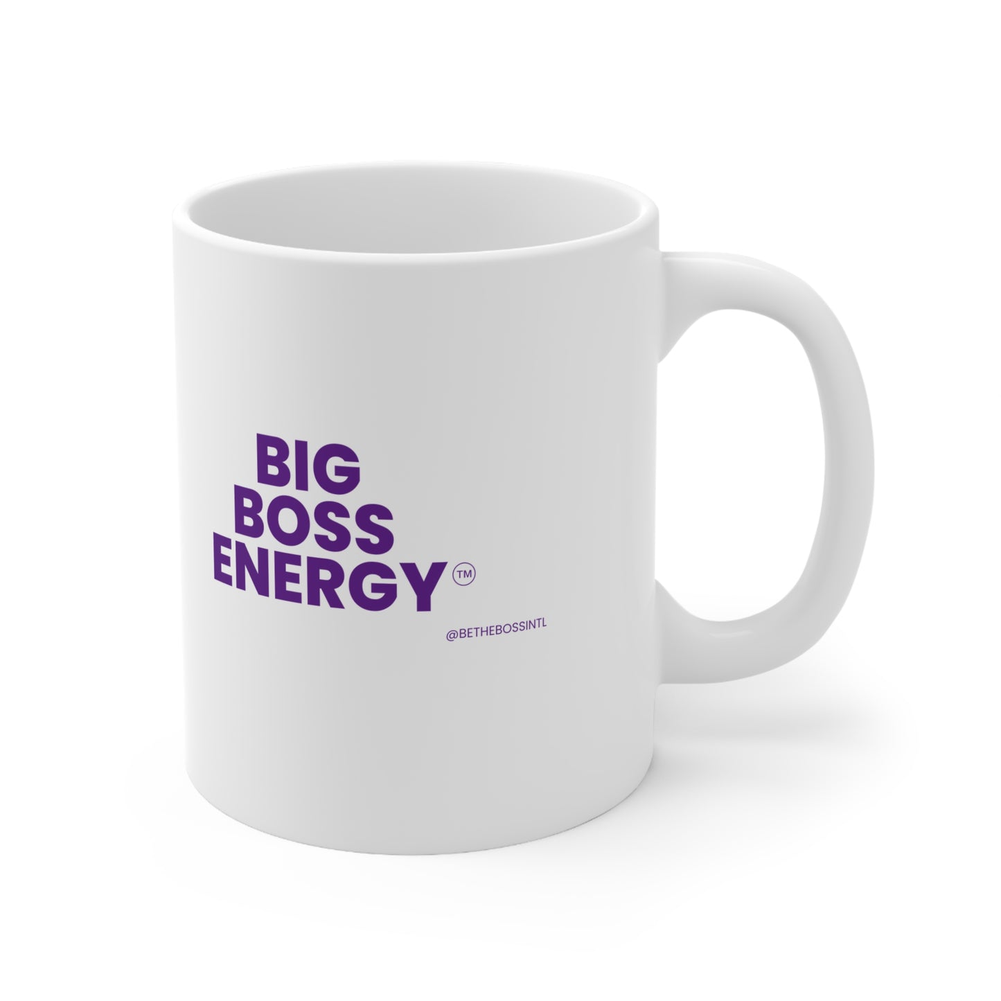 Big Boss Energy Ceramic Coffee Cups, 11oz, 15oz