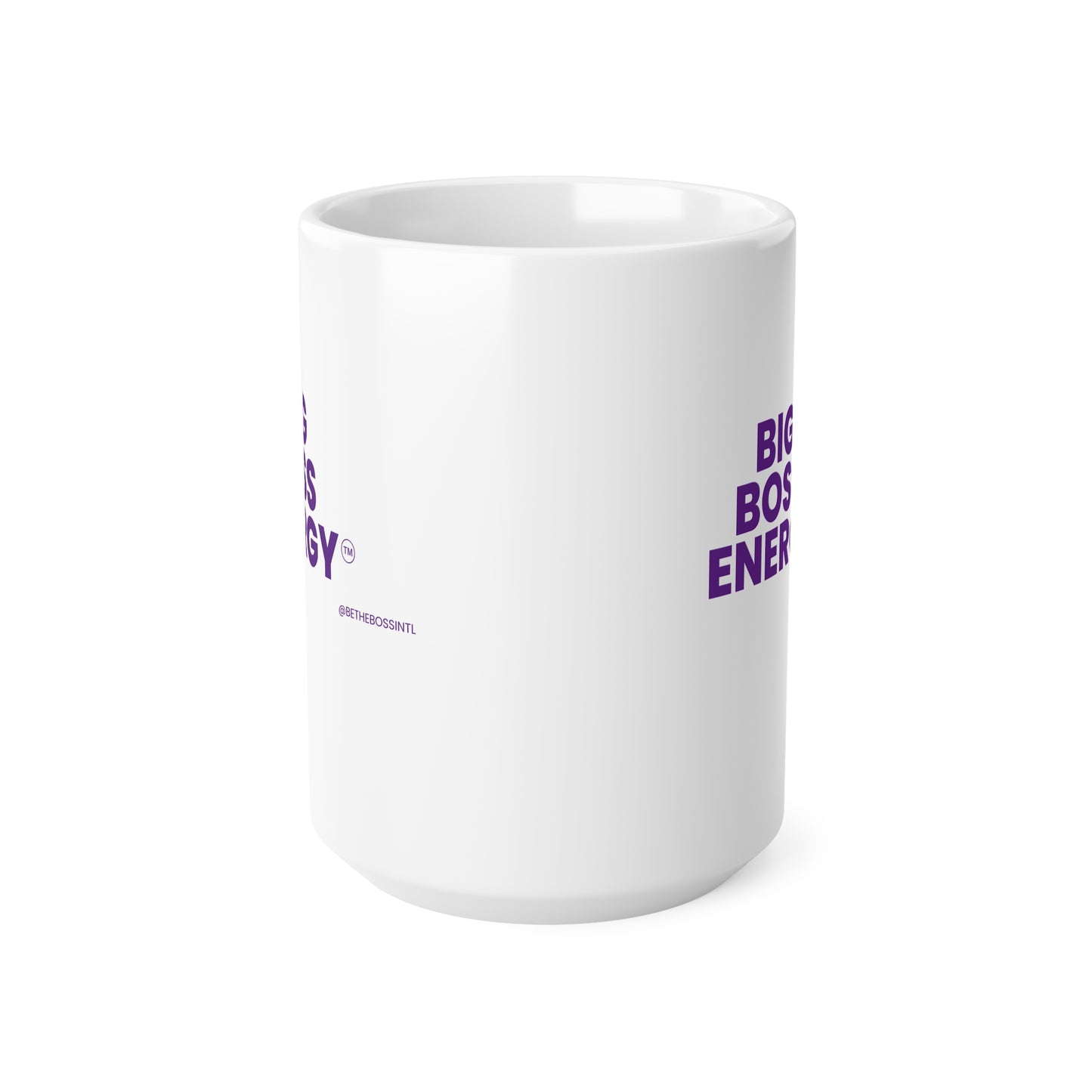 Big Boss Energy Ceramic Coffee Cups, 11oz, 15oz