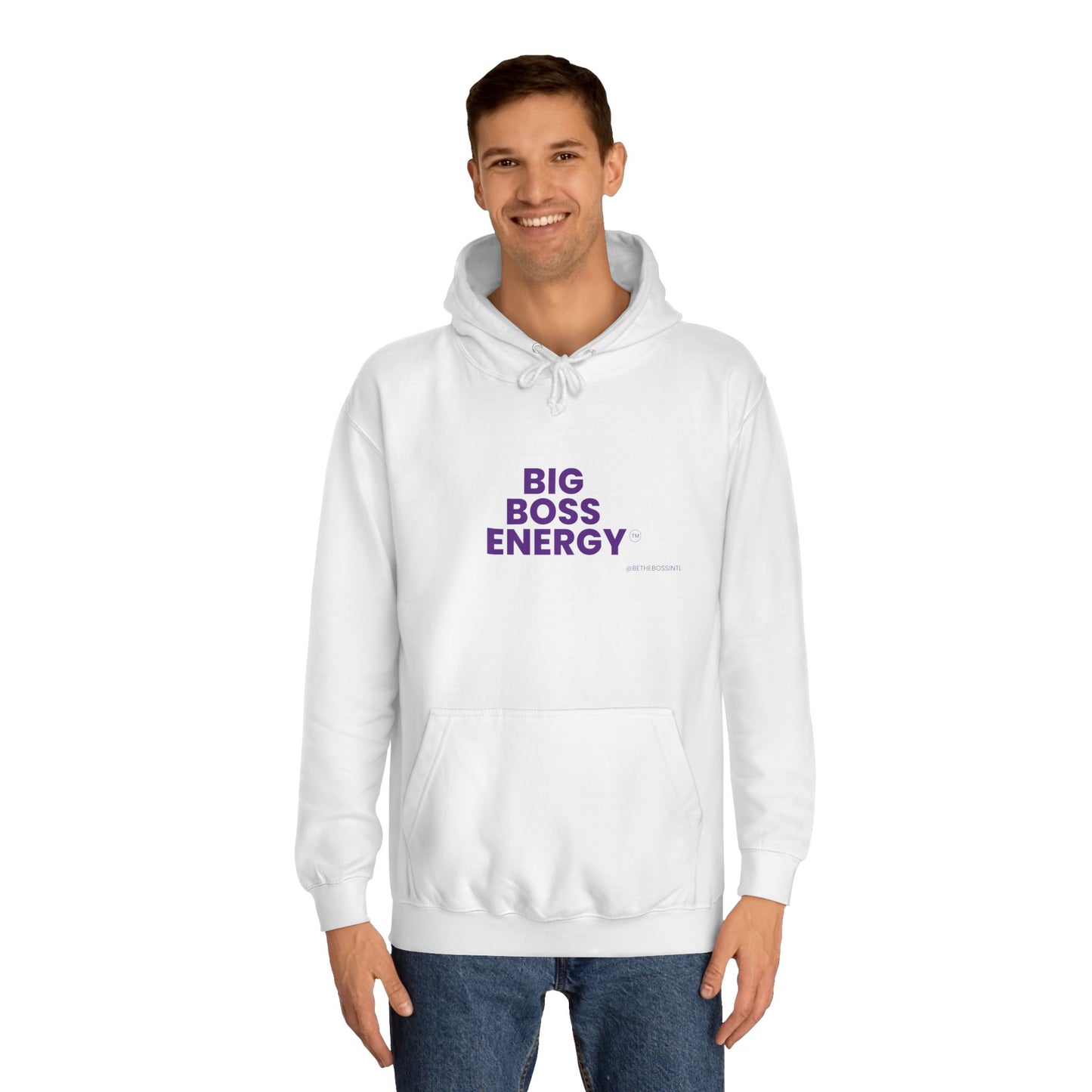 Big Boss Energy Unisex College Hoodie