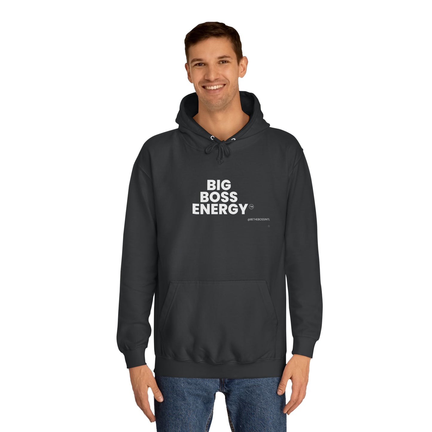 Big Boss Energy Unisex College Hoodie