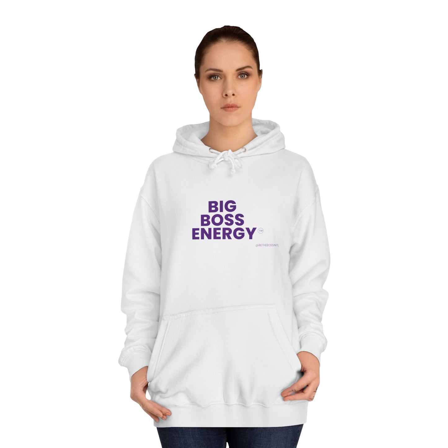 Big Boss Energy Unisex College Hoodie