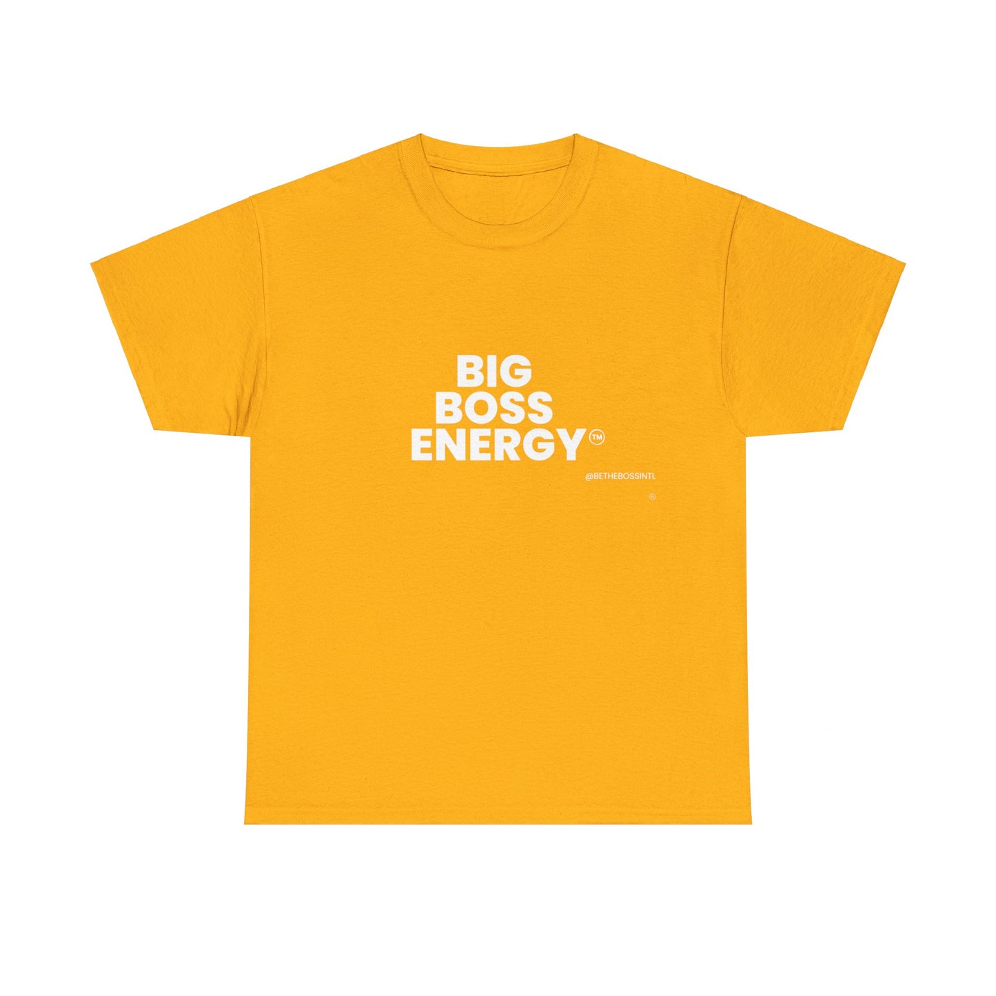 Big Boss Energy Unisex Heavy Cotton Tee