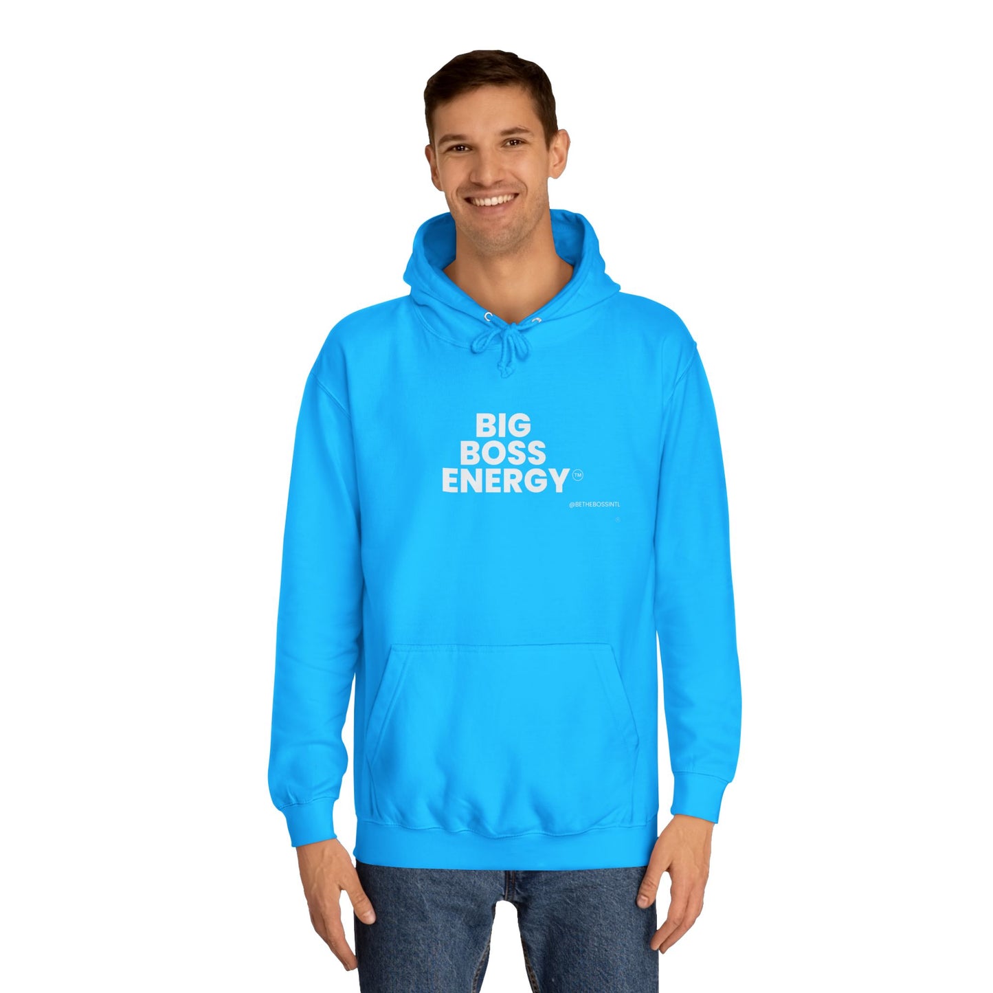 Big Boss Energy Unisex College Hoodie