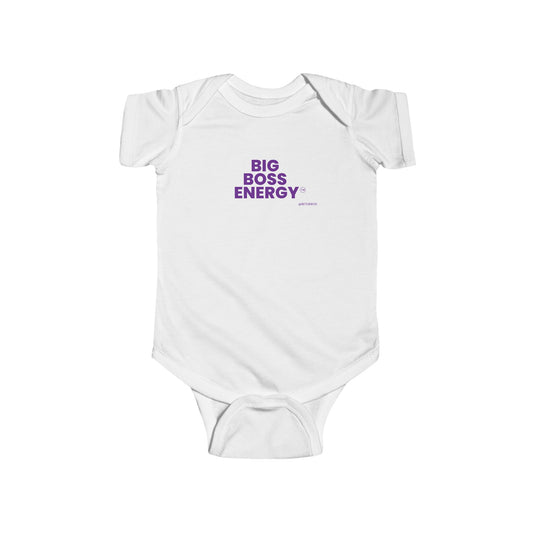 Big Boss Energy Infant Fine Jersey Bodysuit