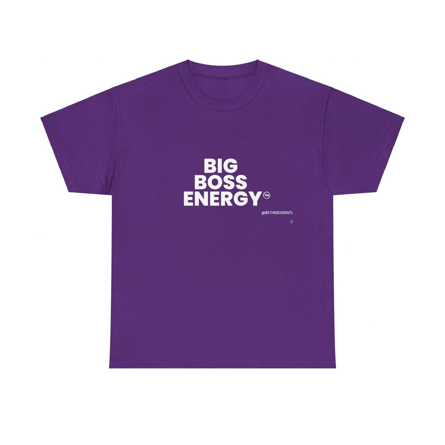 Big Boss Energy Unisex Heavy Cotton Tee