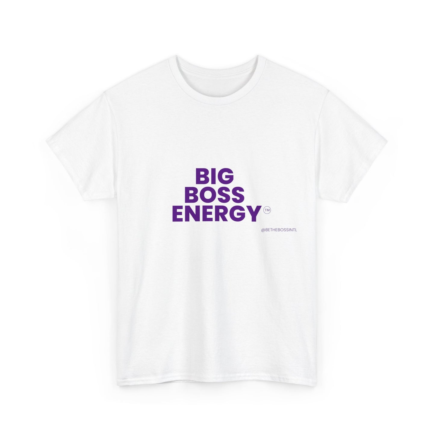 Big Boss Energy Unisex Heavy Cotton Tee