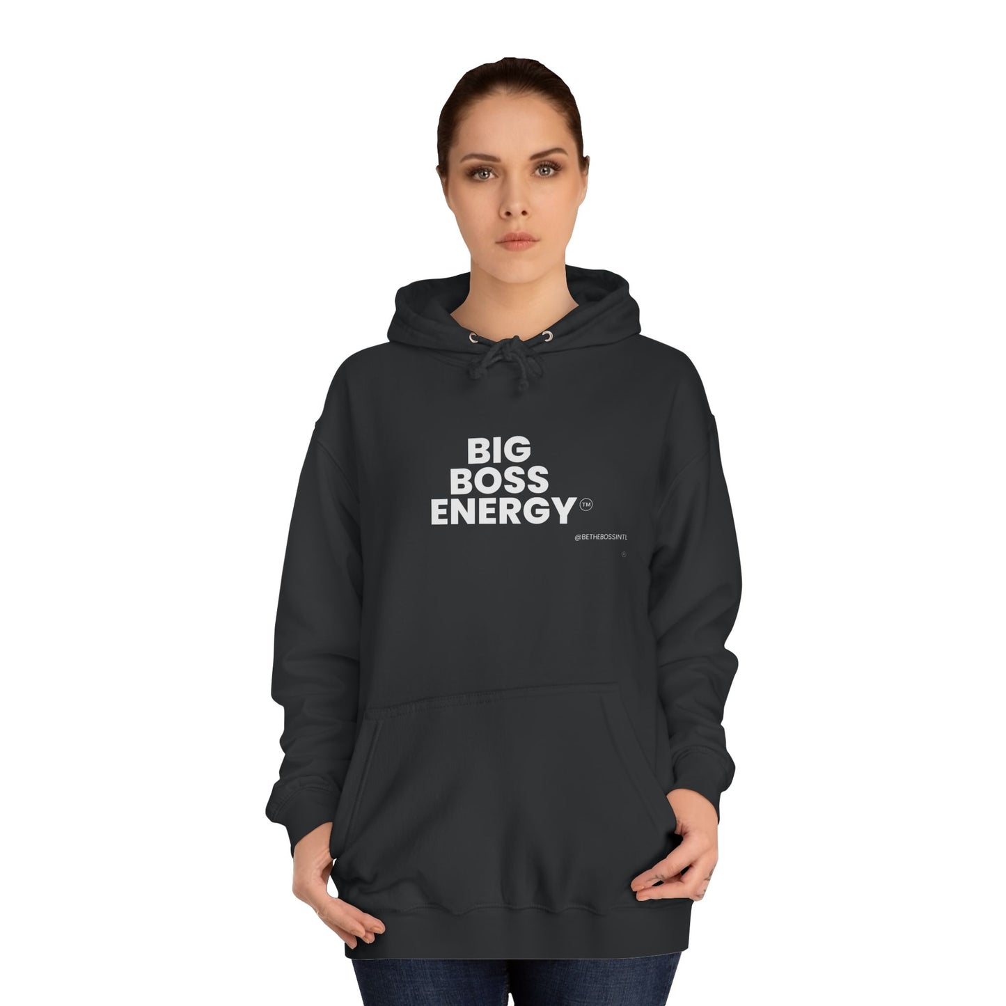 Big Boss Energy Unisex College Hoodie