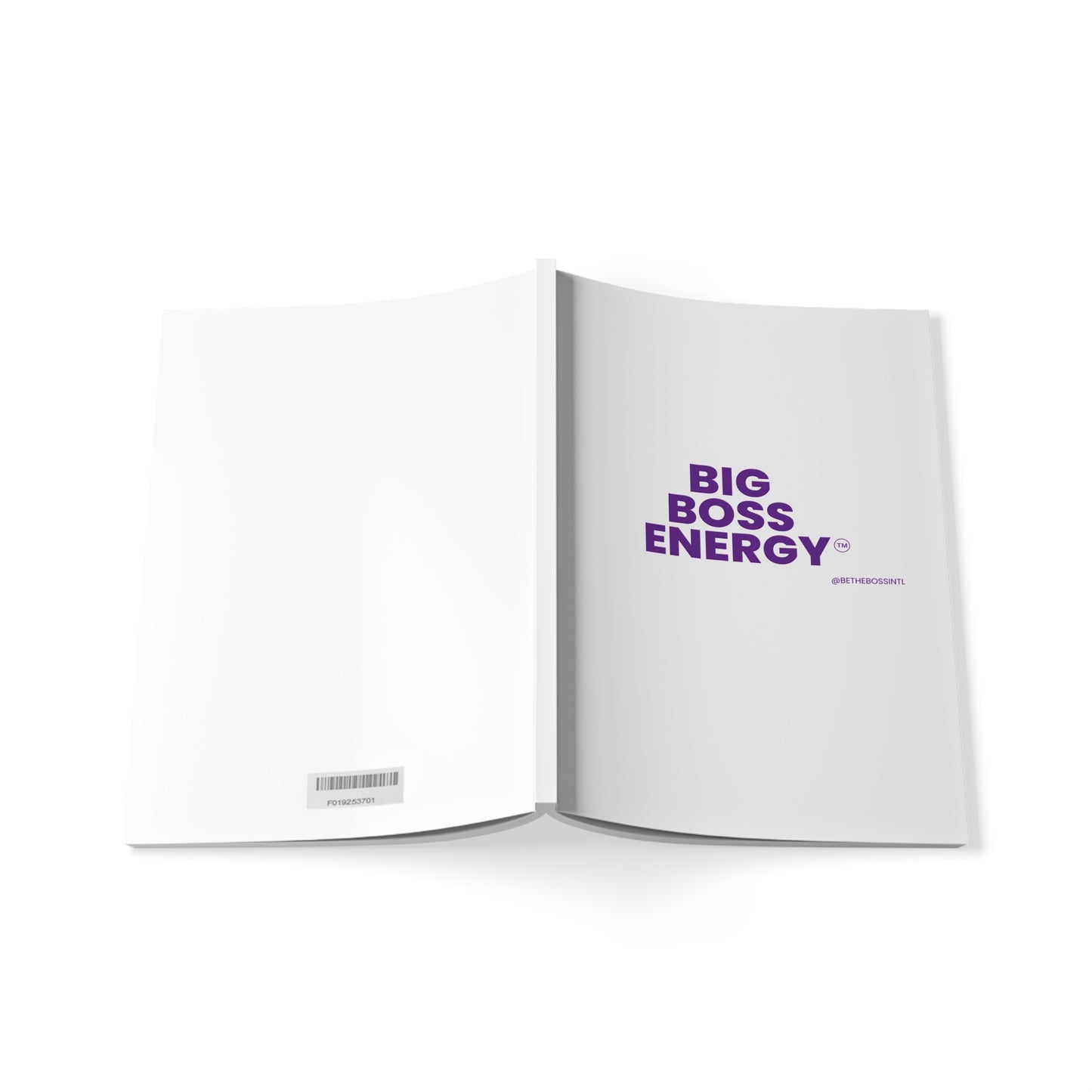 Big Boss Energy Softcover Notebook, A5