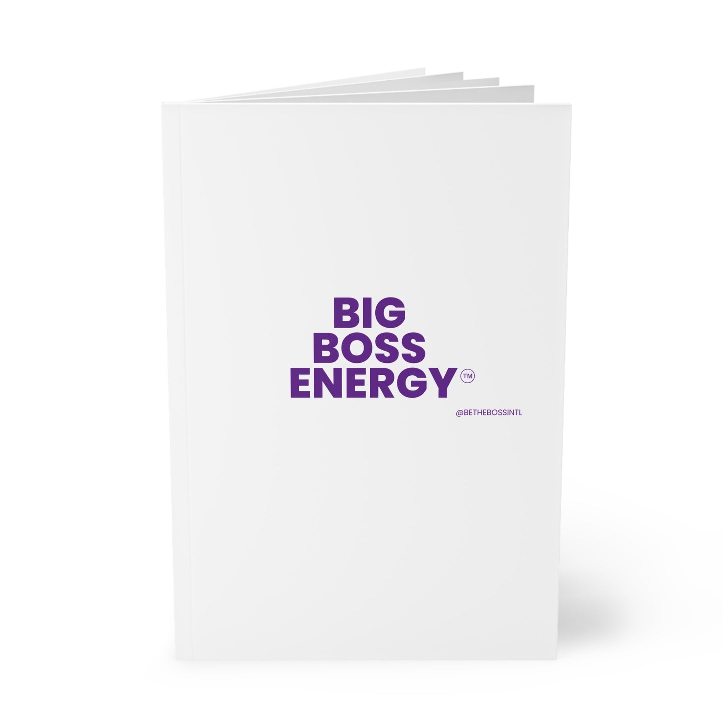 Big Boss Energy Softcover Notebook, A5