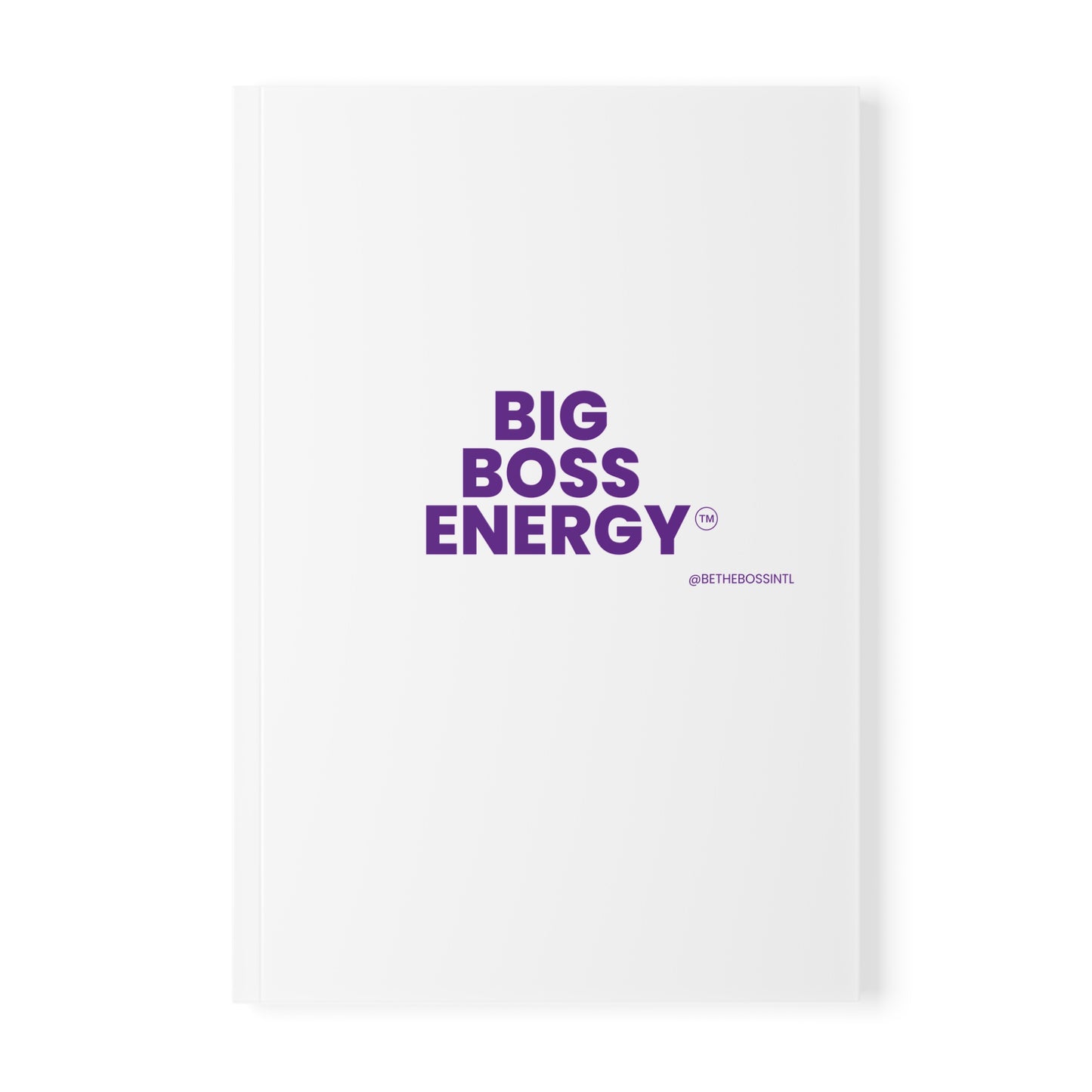 Big Boss Energy Softcover Notebook, A5