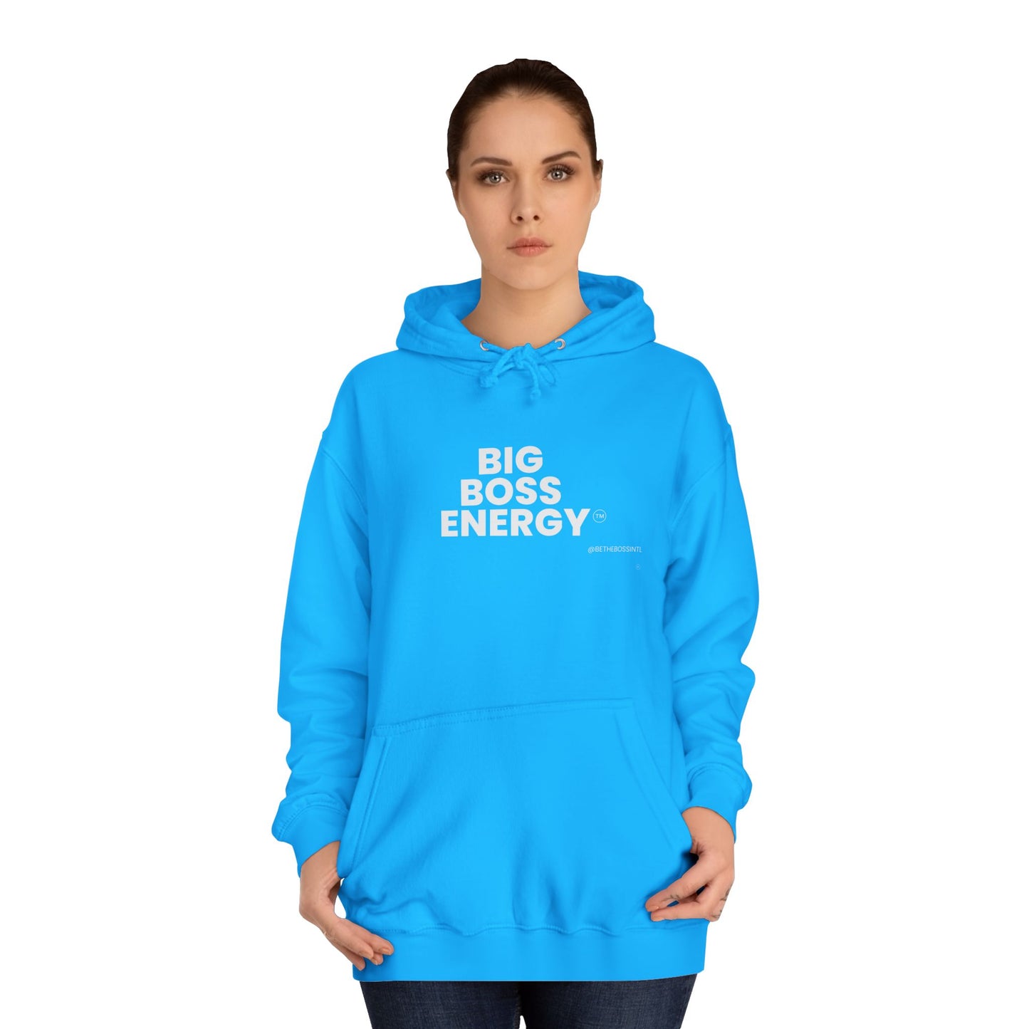 Big Boss Energy Unisex College Hoodie