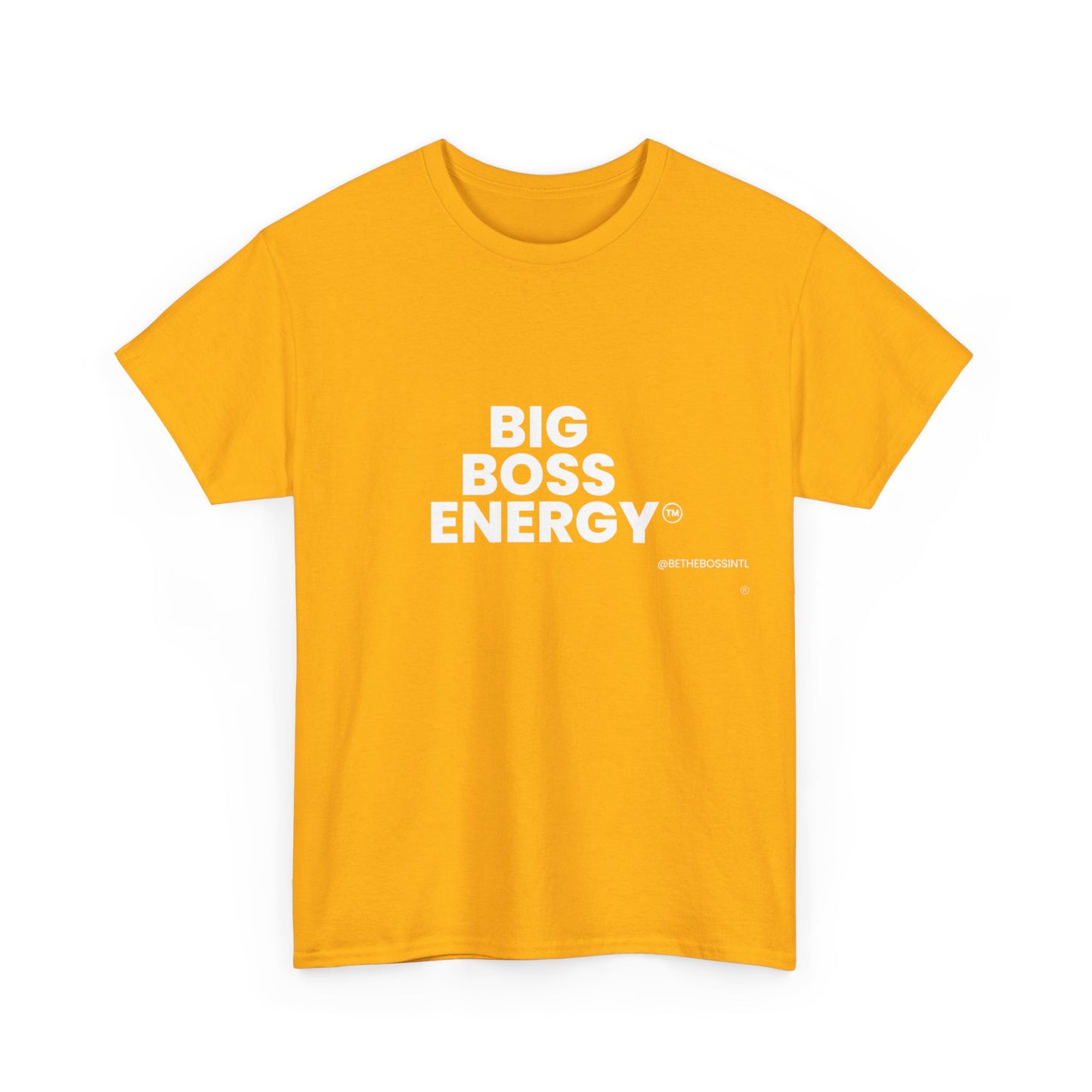 Big Boss Energy Unisex Heavy Cotton Tee