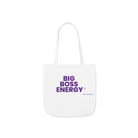 Big Boss Energy Canvas Tote Bag, 5-Color Straps