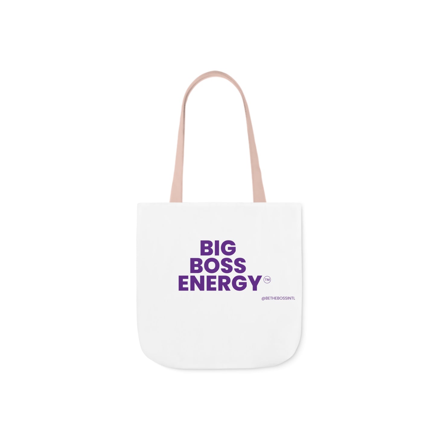 Big Boss Energy Canvas Tote Bag, 5-Color Straps